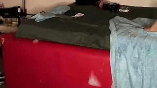 Two sluts take bath and take turns getting pounded hard live