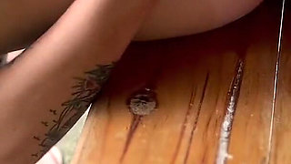 Wifebucket Amateurs - Our Great Outdoor Sex on Our Old Garden Table