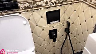 Amelia Queen Morning Pee Compilation – Close-Up Pussy, Dirty Pads, Female POV Pissing