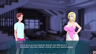 Joy Stick Cinema SexNote Parody: Stepsister MILF with Big Tits & Ass Helps in Classroom - 3D Hentai Cartoon Sex