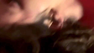 Hard Threesome for a French Girl Who Enjoys a Gangbang in a Club and Sprays Cum
