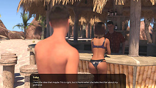 No More Cash 4 - Toby Pressing His Landlady's Breasts at the Beach
