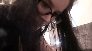 Handjob while being stifled