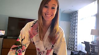 Huge Japan blowjob and handjob POV orgy with a cumshot