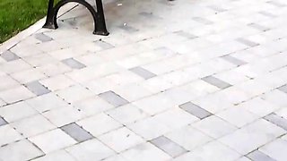 Outdoor Latex Fun with a Hot Amateur