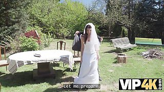Wedding day movie with voluptuous Steve Q from VIP 4K