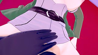 Futa Tsunade in Naruto Shippuden from a taker's POV