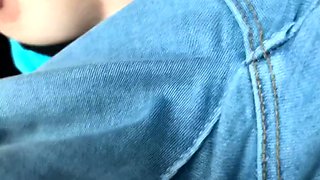 a truck driver fucked a amazing brunette in the woods