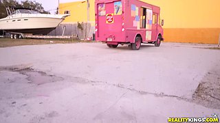 Anya Olsen's Smoothie Romance Sparks Blonde Kinky Outdoor Passion