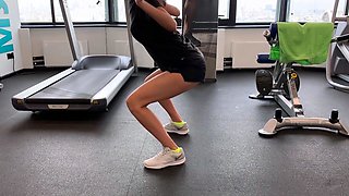 fuck in the gym (public)