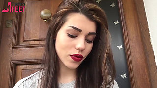 Marvelous brunette is teasing everyone with her beauty
