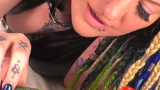 Wax Play on Tiny Cuck Cock
