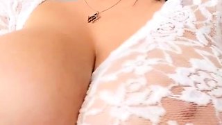 Big boobs milf masturbates with her dildo