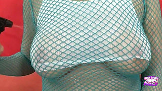 Blonde Stunner Teases with Her Big Milkers That Makes Her Fucker Plow Her Snatch Hard.