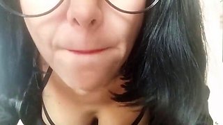 Big Tits Milf Stepmom with Gaping Mouth in Tired Solo Massage Begs Stepson to Ditch College Plans and