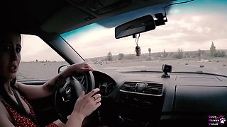Big-Butt Teens Road Test Sparks Outdoor Pounding