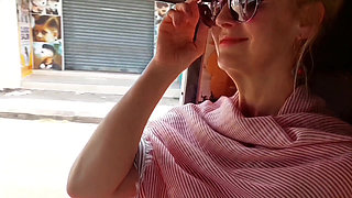 Beautiful Blonde Mature Wife Enjoys Her Day