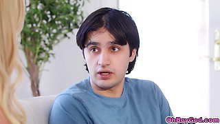 Stepmom Notices Stepsons Erection