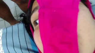 My Stepsister's First Time Threesome - Husband & Friend Double Team Her Tight 18 Year Old Pussy