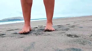 Colossal Canela Beach Attack FemDom
