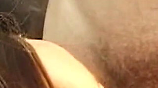 Mature Brunette Devours Cock in Wild Outdoor Group Bang