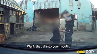 Inside Girl: Waitress Gets a Cops Helmet in Her Black Arse