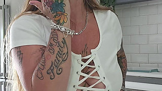 Triple Dildo Stretches My Pussy