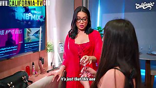 Brazilian Big Butt Lesbian Fucks in Bedroom