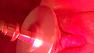 Pregnant whore full of cum machine fucked