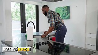 Bangbros - dani valetina dirty dances on the plumber’s face before taking his big boner in her mouth