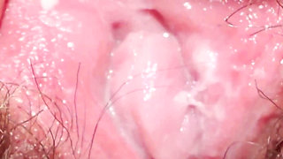 An Extreme Close-up of the Creamiest Pussy