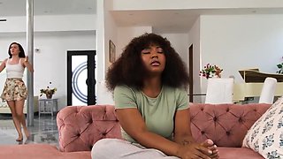 Foot massage leads to spanking, which leads to 3some banging