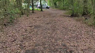 Naked Walk in Park, Peeing, Bondage for Tits Play and Slapping