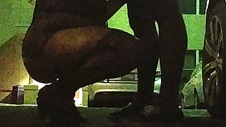 Thick BBW Wife in Lingerie in Public Hotel Parking Lot! Badblondiemonroe