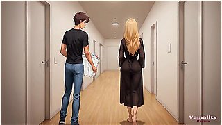 Stepmom Seduces Stepson In Laundry Room