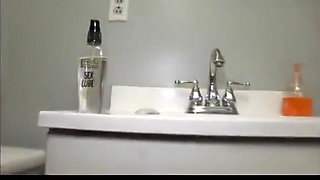 Sexy black chick gets naked to jerk horny old white guy's cock