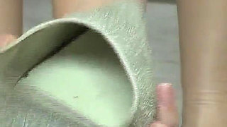 Time to Jerk off in Your Pants Again Today! and While You Do It, You Get to Sniff My Pantyhose-clad Feet!