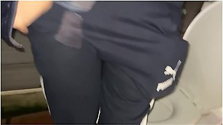 Toilet Addict Alice: She Loves To Leak In Public (airplane, Park & Hotel)