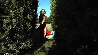 Cherry Kiss Pretty Fashionista Seduces While Masturbating Her Clit