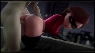 Elasticgirl Hentai Milf Stepmom Big Ass With Car Toon