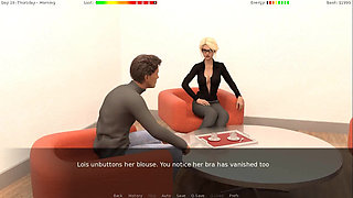 The Roommate Sexy Secretary with Big Fake Tits - Episode 16