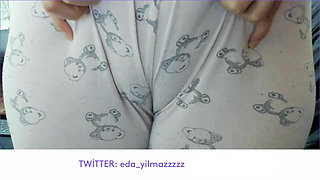 Cameltoe - Swollen Pussy - Rubbing Pussy with Pajama