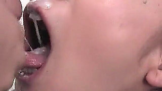 Neighbor Gets Blowjob in the Bathroom From Horny Asian MILF Shuri and Squirts All Over Her