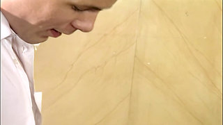 Gorgeous Woman Meets Two Men at the Roulette Table -facial Double Cumshot