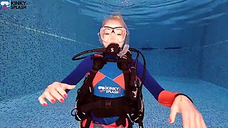 Lucy Laurens Underwater Lesbian Scuba Instructor POV Pussy Fuck Seduction