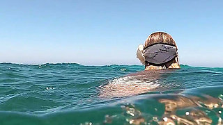 Big Ass Beauty Kayci Kaylani Nude Underwater Diving and Masturbation