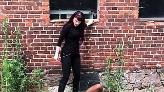 Cfnm femdom fetish brit fucks cfnm loser until he cums