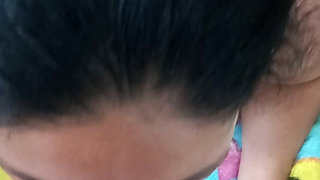 Beautiful Girlfriend Sucking Deep Throat