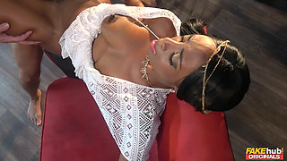 Fakehub Originals - Steamy Lola Marie Sweeps an Office Desk to Treat Lutro to a Hard Side Fuck Performance