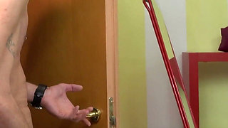 Behind the Scene, Horny Husband Fucks His Wife's Friend's Ass